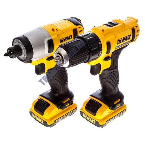 Dewalt Akkus,DCK211D2T 10,8V,XR  Combo Kit - fúrócsavarozó és ütvecsavarozó, 2db 2.0Ah Li-Ion akku, TSTAK