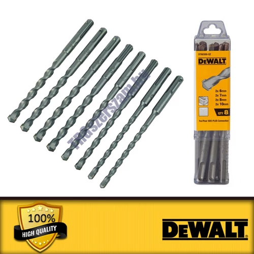 DeWalt SDS-Plus EXTREME2, 8db-os klt DT60300-QZ