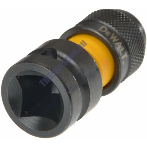 DeWalt DT7508 átalakító adapter, ütvecsavarozóhoz 1/2" négyszögről 1/4" hatlapúra