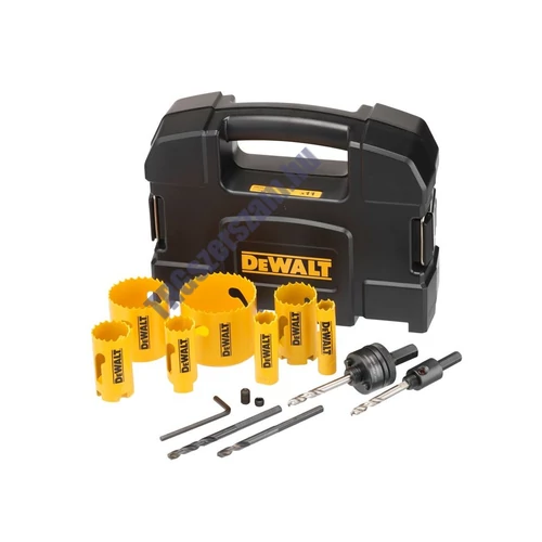 DeWalt körkivágó szett villanyszer. 11db