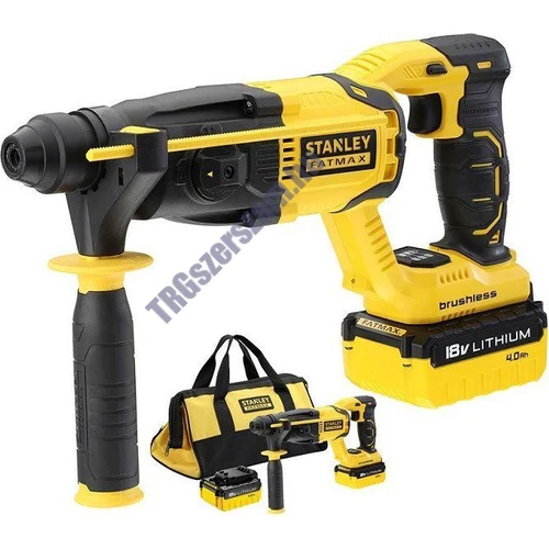 STANLEY FATMAX 18V Li-Ion akkumulátoros kefe nélküli SDS+ fúrókalapács 1,5J 