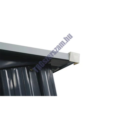 Riwall RMSA 6x8 antracit - fém kerti tároló 2,4 x 1,7 m nyeregtetővel (antracit)