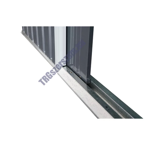 Riwall RMSA 8x10 antracit - fém kerti tároló 3 x 2,4 m nyeregtetővel (antracit)