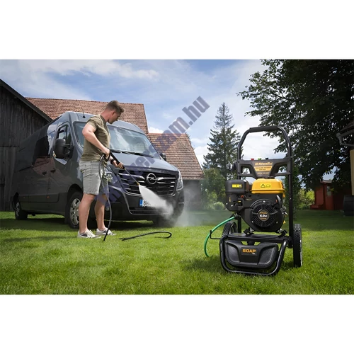 Riwall RPPW 250 SET - benzinmotoros magasnyomású mosó 250 bar tartozékokkal
