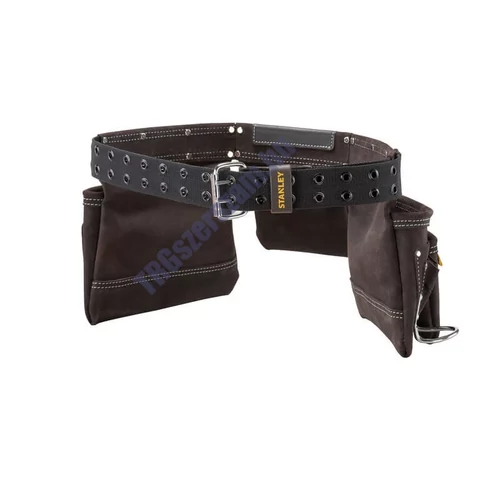 Stanley bőr dupla szerszámos övtáska