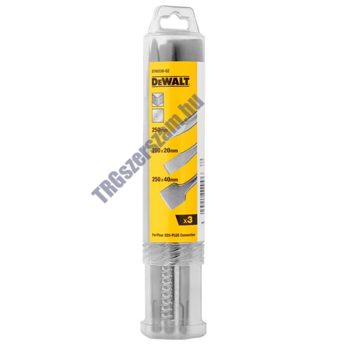 DeWalt SDS-Plus vésőkészlet 3db-os 250 mm